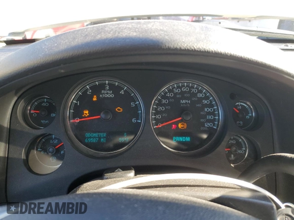 2013 Chevrolet Avalanche LTZ with VIN 3GNTKGE75DG376417, listed as a Copart auction lot 42682264 with 69,587 mi miles and Salvage title. Bid and sale history available at DreamBid. Image 9.