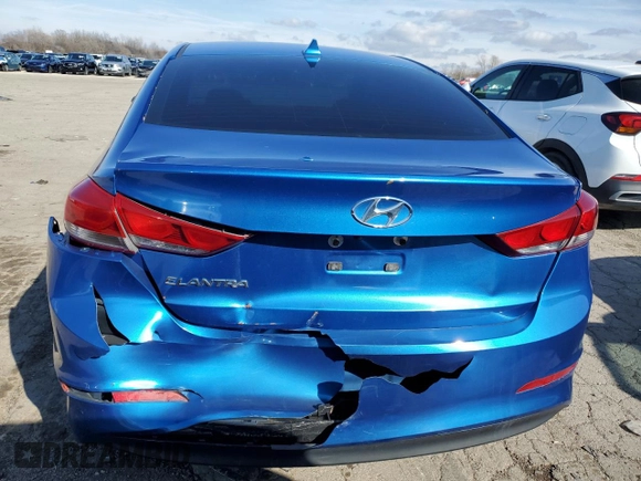 2018 Hyundai Elantra SEL with VIN 5NPD84LF0JH316858, listed as a Copart auction lot 50745415 with 110,740 mi miles and Clean Title. Bid and sale history available at DreamBid. Image 6.