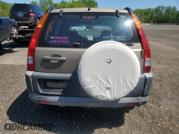 2002 Honda CR-V LX with VIN JHLRD684X2C007953, listed as a Copart auction lot 54904815 with 214,150 mi miles and Clean Title. Bid and sale history available at carsss.com. Image 6.