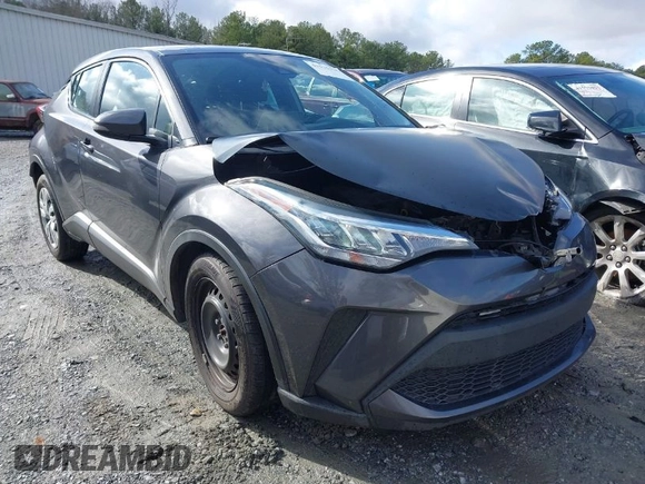 2021 Toyota C-HR LE with VIN NMTKHMBX9MR128998, listed as a IAAI auction lot 41575235 with 96,908 mi miles. Bid and sale history available at carsss.com. Image 1.