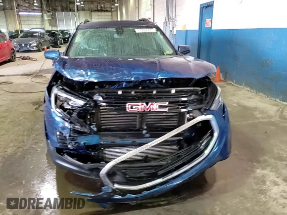 2020 GMC Terrain SLE with VIN 3GKALMEV2LL146547, listed as a Copart auction lot 47950095 with 61,623 mi miles and Non Repairable. Bid and sale history available at carsss.com. Image 14.