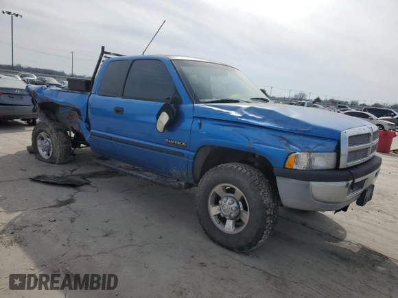 1999 Dodge Ram 2500 with VIN 1B7KF2366XJ524776, listed as a Copart auction lot 44601025 with 480,298 mi miles and Salvage Title. Bid and sale history available at carsss.com. Image 4.