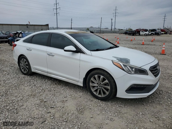2016 Hyundai Sonata 2.4L Sport with VIN 5NPE34AF7GH267611, listed as a Copart auction lot 52349535 with 130,811 mi miles and Salvage Title. Bid and sale history available at carsss.com. Image 4.