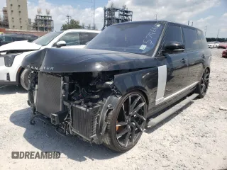 2018 Land Rover Range Rover z VIN SALGS5RE5JA514662, wystawiony jako Copart lot #57466495 z przebiegiem 48 250 mil mil oraz Szkoda całkowita • Salvage title. Historia ofert i sprzedaży dostępna na DreamBid. Obrazek 1.