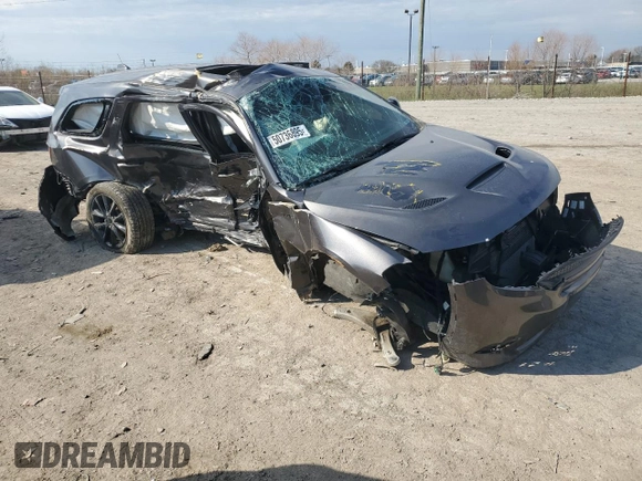 2018 Dodge Durango R/T with VIN 1C4SDJCT5JC187423, listed as a Copart auction lot 50736895 with 76,616 mi miles and Salvage title. Bid and sale history available at DreamBid. Image 4.