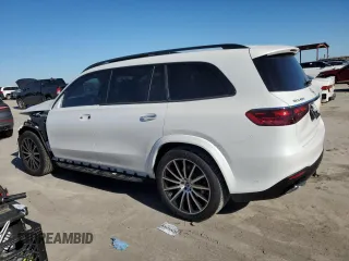 2025 Mercedes-Benz GLS with VIN 4JGFF5KEXSB300520, listed as a Copart auction lot 85600354 with 273 mi miles and Salvage Title. Bid and sale history available at carsss.com. Image 2.