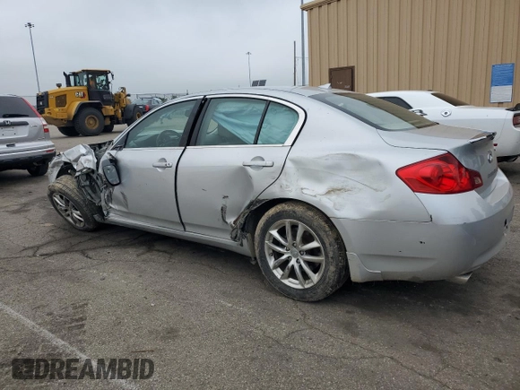 2008 Infiniti G35 Journey with VIN JNKBV61E68M206529, listed as a Copart auction lot 61417315 with 83,186 mi miles and Salvage title. Bid and sale history available at DreamBid. Image 2.