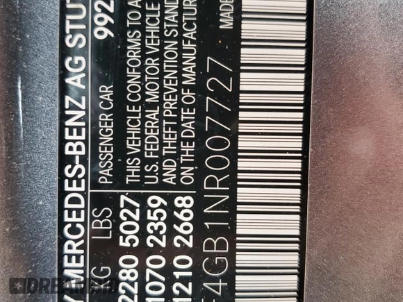 2022 Mercedes-Benz C 300 with VIN W1KAF4GB1NR007727, listed as a Copart auction lot 67878504 with 12,880 mi miles and Salvage Title. Bid and sale history available at DreamBid. Image 12.