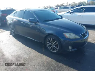 2008 Lexus IS 250 with VIN JTHBK262482059056, listed as a IAAI auction lot 41988302 with 203,953 mi miles. Bid and sale history available at carsss.com. Image 1.