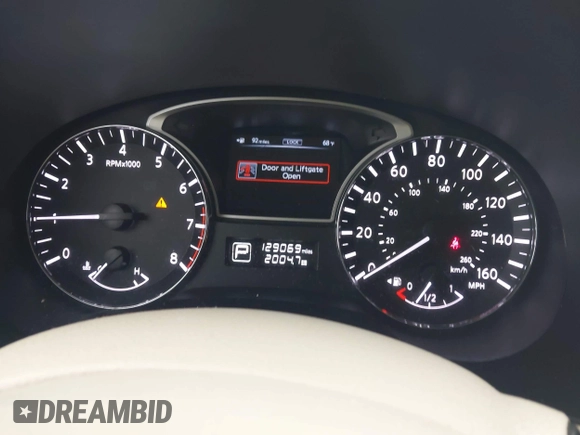 2013 Nissan Pathfinder SV with VIN 5N1AR2MM9DC657723, listed as a IAAI auction lot 41948094 with 129,069 mi miles. Bid and sale history available at carsss.com. Image 7.