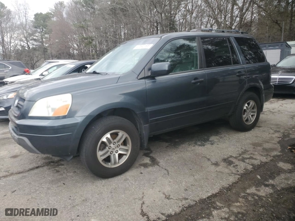 2005 Honda Pilot EX-L with NAVI with VIN 2HKYF18725H520896, listed as a Copart auction lot 47892185 with 210,658 mi miles and Clean Title. Bid and sale history available at carsss.com. Image 1.