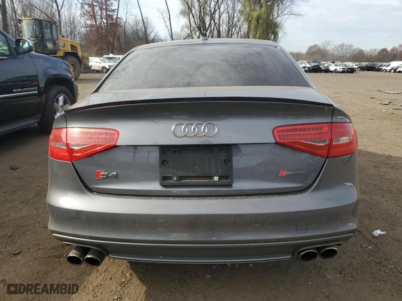 2016 Audi S4 Premium Plus with VIN WAUBGAFLXGA000830, listed as a Copart auction lot 78320674 with 78,642 mi miles and Salvage Title. Bid and sale history available at carsss.com. Image 6.