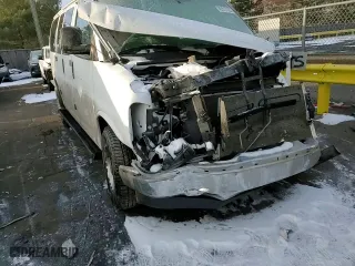 2017 Chevrolet Express Passenger LT with VIN 1GAWGFFF4H1253664, listed as a Copart auction lot 45317125 with 123,264 mi miles and Salvage Title. Bid and sale history available at carsss.com. Image 12.