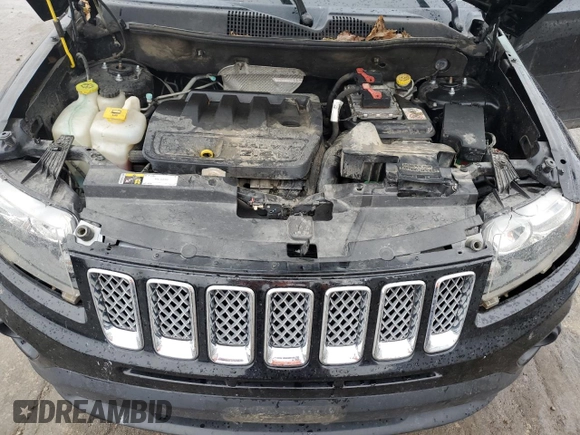 2017 Jeep Compass High Altitude with VIN 1C4NJDEB7HD210216, listed as a Copart auction lot 56541085 with 94,397 mi miles and Salvage title. Bid and sale history available at DreamBid. Image 12.