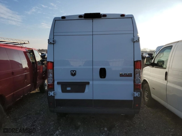 2018 Ram ProMaster Cargo Van with VIN 3C6TRVDG7JE109269, listed as a Copart auction lot 51353975 with 69,879 mi miles and Salvage Title. Bid and sale history available at carsss.com. Image 6.