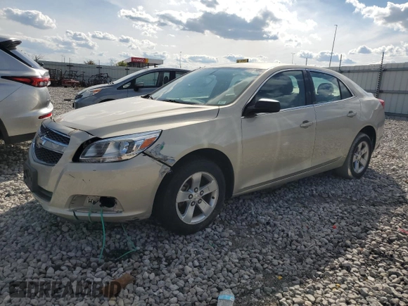 2013 Chevrolet Malibu LS with VIN 1G11B5SA2DF160698, listed as a Copart auction lot 56064975 with 59,122 mi miles and Clean Title. Bid and sale history available at DreamBid. Image 1.