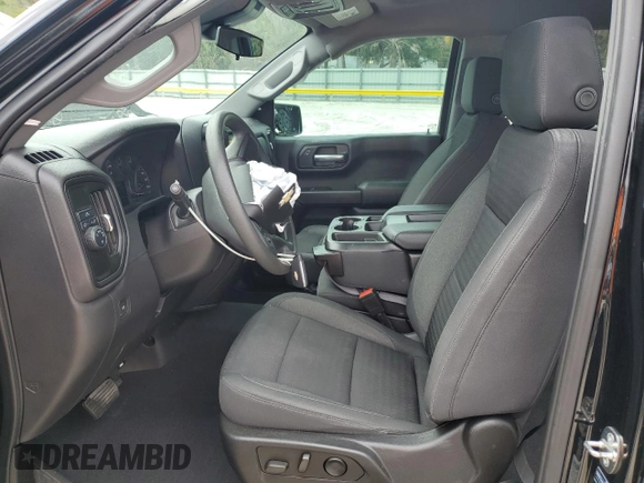 2022 Chevrolet Silverado 1500 Custom with VIN 3GCPABEK1NG596837, listed as a Copart auction lot 55095305 with 32,919 mi miles and Salvage Title. Bid and sale history available at DreamBid. Image 7.