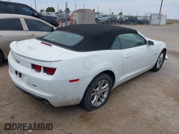 2013 Chevrolet Camaro LT with VIN 2G1FB3D32D9226961, listed as a IAAI auction lot 42022235 with 133,699 mi miles and . Bid and sale history available at DreamBid. Image 4.