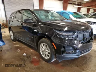 2024 Chevrolet Equinox LT with VIN 3GNAXKEG5RL188667, listed as a Copart auction lot 47054735 with 45,538 mi miles and Salvage Title. Bid and sale history available at DreamBid. Image 4.