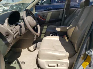 2001 Lexus RX 300 with VIN JTJHF10U610176298, listed as a Copart auction lot 50061124 with 0 mi miles and Salvage Title. Bid and sale history available at carsss.com. Image 7.