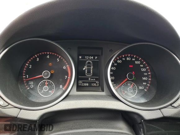 2011 Volkswagen GTI PZEV с VIN WVWFD7AJ0BW081726, выставлен на аукционе Copart как лот 58098285 с пробегом 112 209 миль миль и Чистый • Clean title. История ставок и продаж доступна на DreamBid. Изображение 9.