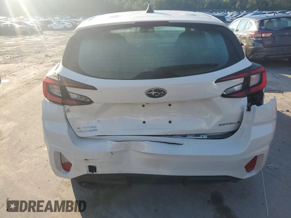 2024 Subaru Impreza Sport with VIN JF1GUAFCXR8386005, listed as a Copart auction lot 69792634 with 279 mi miles and Salvage Title. Bid and sale history available at carsss.com. Image 6.