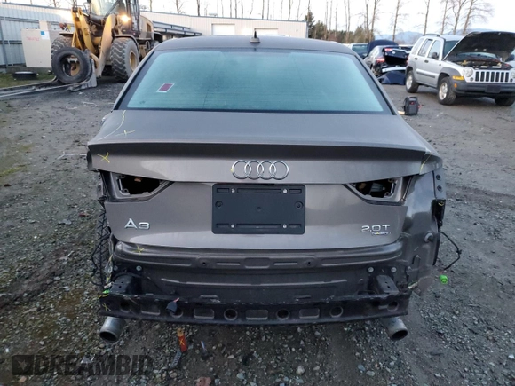 2015 Audi A3 2.0T Prestige with VIN WAUKFGFFXF1020252, listed as a Copart auction lot 84533014 with 70,945 mi miles and Salvage Title. Bid and sale history available at carsss.com. Image 6.