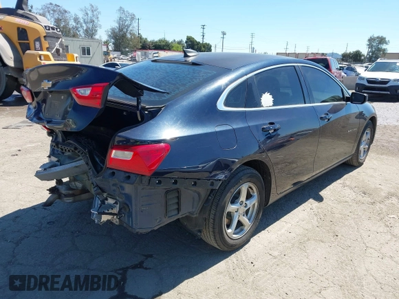 2018 Chevrolet Malibu LS with VIN 1G1ZB5ST3JF101238, listed as a IAAI auction lot 41851886 with 79,926 mi miles and . Bid and sale history available at DreamBid. Image 4.
