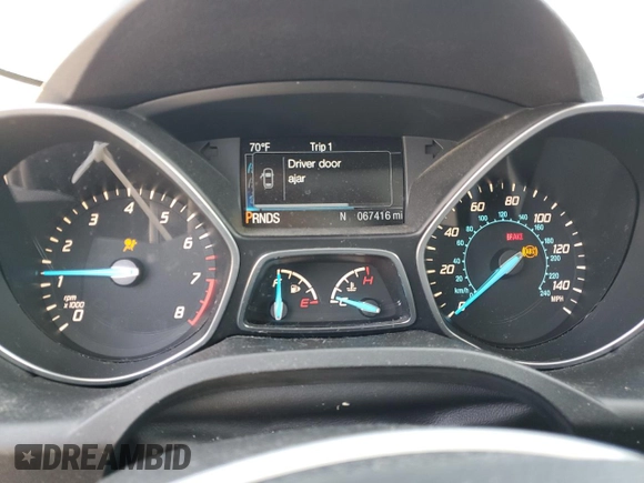 2014 Ford Escape SE with VIN 1FMCU9GX3EUC56444, listed as a Copart auction lot 54888355 with 67,416 mi miles and Clean Title. Bid and sale history available at carsss.com. Image 9.