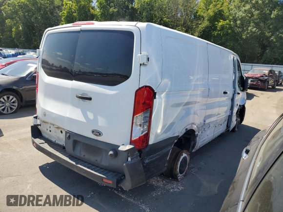 2019 Ford Transit with VIN 1FTYR1ZM5KKA91942, listed as a Copart auction lot 64148395 with 106,099 mi miles and Salvage title. Bid and sale history available at DreamBid. Image 3.