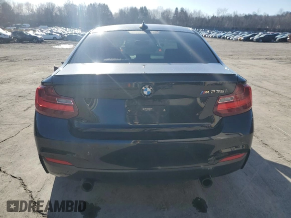 2015 BMW 2 Series M235i xDrive with VIN WBA1J9C58FVX98415, listed as a Copart auction lot 49793655 with 110,169 mi miles and Salvage Title. Bid and sale history available at DreamBid. Image 6.