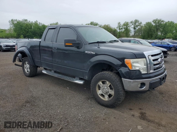 2010 Ford F-150 XL with VIN 1FTFX1EV3AFA54987, listed as a Copart auction lot 56872645 with 200,277 mi miles and Salvage title. Bid and sale history available at DreamBid. Image 4.