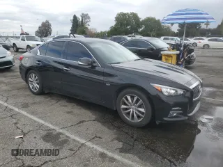 2016 Infiniti Q50 2.0t Premium with VIN JN1CV7AP4GM202199, listed as a Copart auction lot 48600515 with 112,485 mi miles and Salvage Title. Bid and sale history available at carsss.com. Image 4.