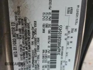 2013 Ford Fusion SE with VIN 3FA6P0HRXDR105455, listed as a Copart auction lot 53437655 with 103,397 mi miles and Salvage Title. Bid and sale history available at DreamBid. Image 13.