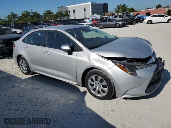 2022 Toyota Corolla LE with VIN 5YFEPMAE5NP292471, listed as a Copart auction lot 52486485 with 24,695 mi miles and Salvage Title. Bid and sale history available at carsss.com. Image 4.
