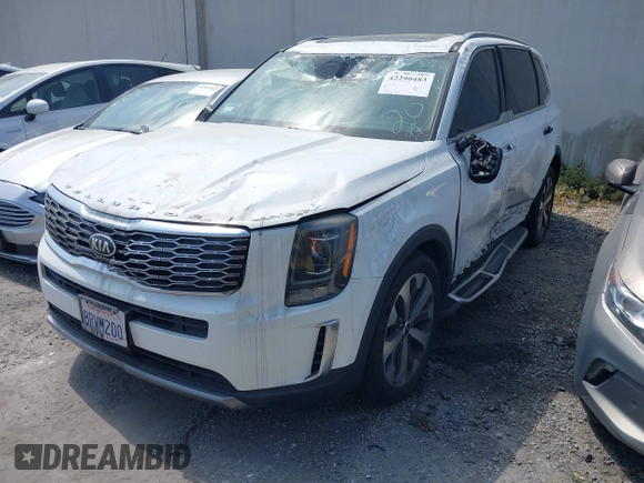 2020 Kia Telluride S z VIN 5XYP64HC4LG096667, wystawiony jako IAAI lot #42290483 z przebiegiem 58 320 mil mil oraz . Historia ofert i sprzedaży dostępna na DreamBid. Obrazek 2.