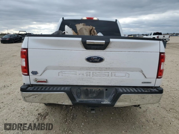 2020 Ford F-150 XL with VIN 1FTEW1CP4LKD98311, listed as a Copart auction lot 87605575 with 153,353 mi miles and Salvage Title. Bid and sale history available at carsss.com. Image 6.