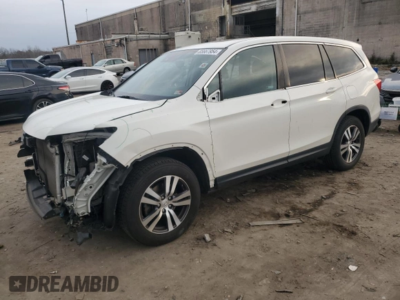 2018 Honda Pilot EX-L with VIN 5FNYF6H64JB040789, listed as a Copart auction lot 85667954 with 84,575 mi miles and Salvage title. Bid and sale history available at DreamBid. Image 1.