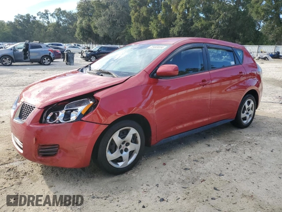 2009 Pontiac Vibe w/1SA with VIN 5Y2SP67849Z456613, listed as a Copart auction lot 73483834 with 52,378 mi miles and Salvage Title. Bid and sale history available at carsss.com. Image 1.