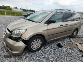 2005 Honda Odyssey LX with VIN 5FNRL38225B008521, listed as a Copart auction lot 62692305 with 256,594 mi miles and Salvage title. Bid and sale history available at DreamBid. Image 1.