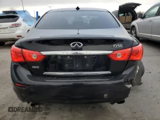 2017 Infiniti Q50 2.0t Premium with VIN JN1CV7AR6HM680479, listed as a Copart auction lot 46862215 with 75,920 mi miles and Salvage Title. Bid and sale history available at carsss.com. Image 6.