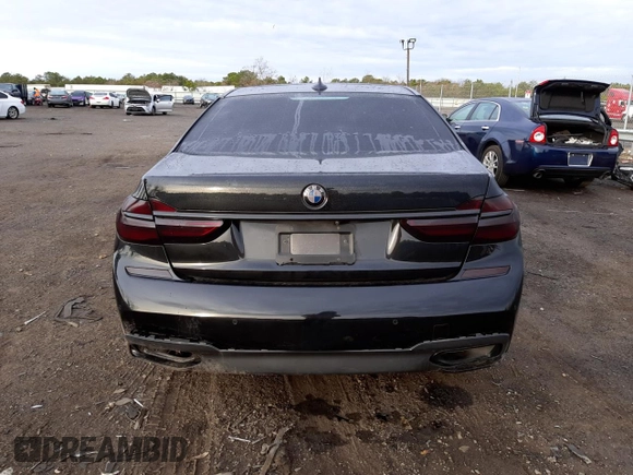 2018 BMW 7 Series 740i xDrive with VIN WBA7E4C57JGV23729, listed as a Copart auction lot 69546442 with 46,216 mi miles. Bid and sale history available at carsss.com. Image 6.