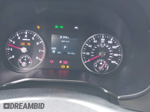 2022 Kia Telluride S with VIN 5XYP6DHC4NG200609, listed as a IAAI auction lot 41595189 with 54,189 mi miles and . Bid and sale history available at DreamBid. Image 7.