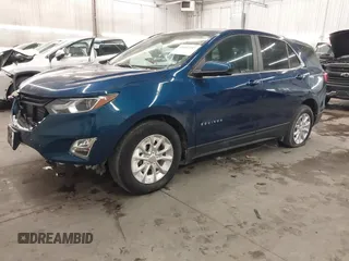 2021 Chevrolet Equinox LT with VIN 3GNAXKEV0ML351894, listed as a IAAI auction lot 41602387 with 66,393 mi miles. Bid and sale history available at carsss.com. Image 2.