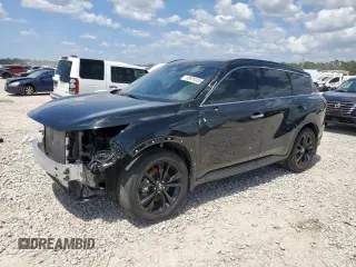 2025 Infiniti QX60 Luxe with VIN 5N1AL1FS8SC333957, listed as a Copart auction lot 65974355 with 22,624 mi miles and Salvage title. Bid and sale history available at DreamBid. Image 1.
