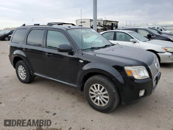 2009 Mercury Mariner Premier with VIN 4M2CU97G39KJ24297, listed as a Copart auction lot 77472674 with 153,316 mi miles and Salvage Title. Bid and sale history available at carsss.com. Image 4.