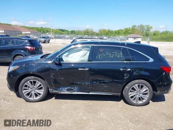 2017 Acura MDX Technology with VIN 5FRYD4H59HB036974, listed as a IAAI auction lot 42356761 with 116,835 mi miles and . Bid and sale history available at DreamBid. Image 14.