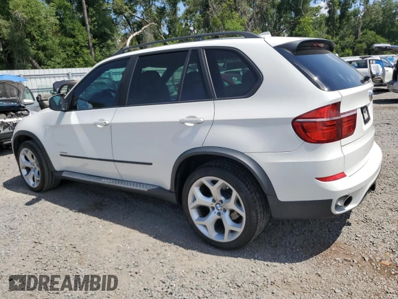 2012 BMW X5 35d with VIN 5UXZW0C57CL672443, listed as a Copart auction lot 55689215 with 247,014 mi miles and Clean title. Bid and sale history available at DreamBid. Image 2.