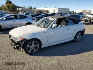2013 BMW 1 Series 128i z VIN WBAUN1C57DVR01730, wystawiony jako Copart lot #75362744 z przebiegiem Nie podano mil oraz Szkoda całkowita • Salvage title. Historia ofert i sprzedaży dostępna na DreamBid. Obrazek 1.