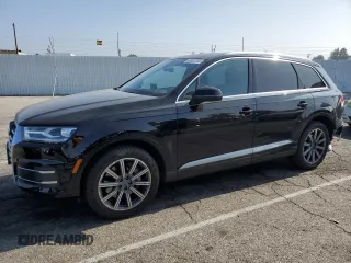 2017 Audi Q7 Premium with VIN WA1AHAF77HD044017, listed as a Copart auction lot 62367705 with 54,575 mi miles and Salvage title. Bid and sale history available at DreamBid. Image 1.